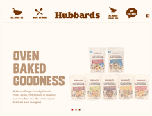 Tablet Screenshot of hubbards.co.nz